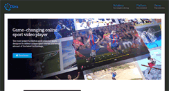 Desktop Screenshot of diva.deltatre.com